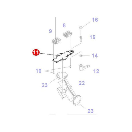 Fendt - Bracket - H737812100131 - Farming Parts