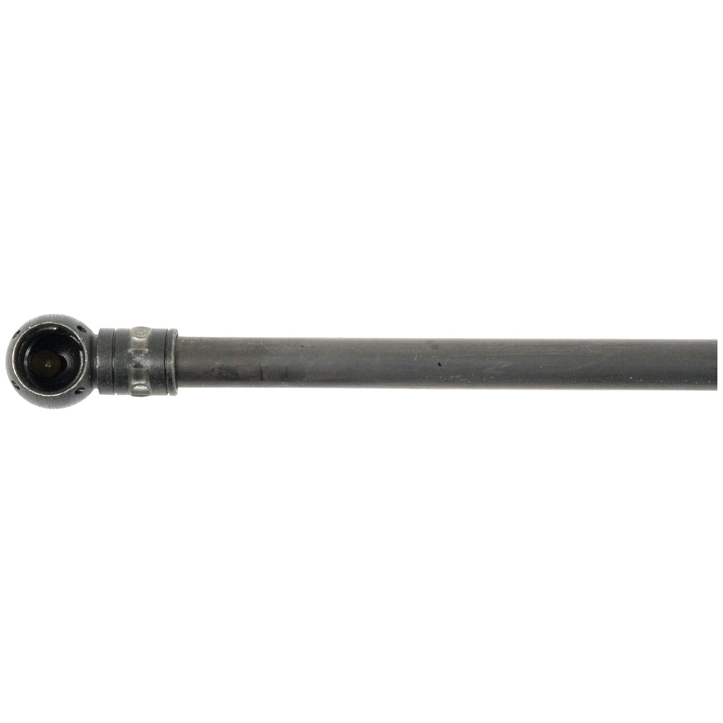 Close-up view of one end of the Gas Strut (Sparex S.52879) with a round connector, designed to handle a pressure of 530N.