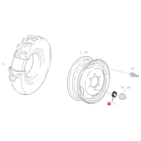 Fendt - Lock Washer - X524607447000 - Farming Parts