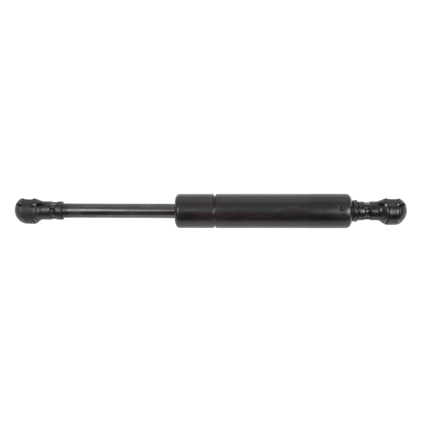 A Gas Strut with a cylindrical body and two connecting ends, featuring a ball socket for secure attachment, product name: Gas Strut, Total length: 200mm - S.52925 by Sparex.