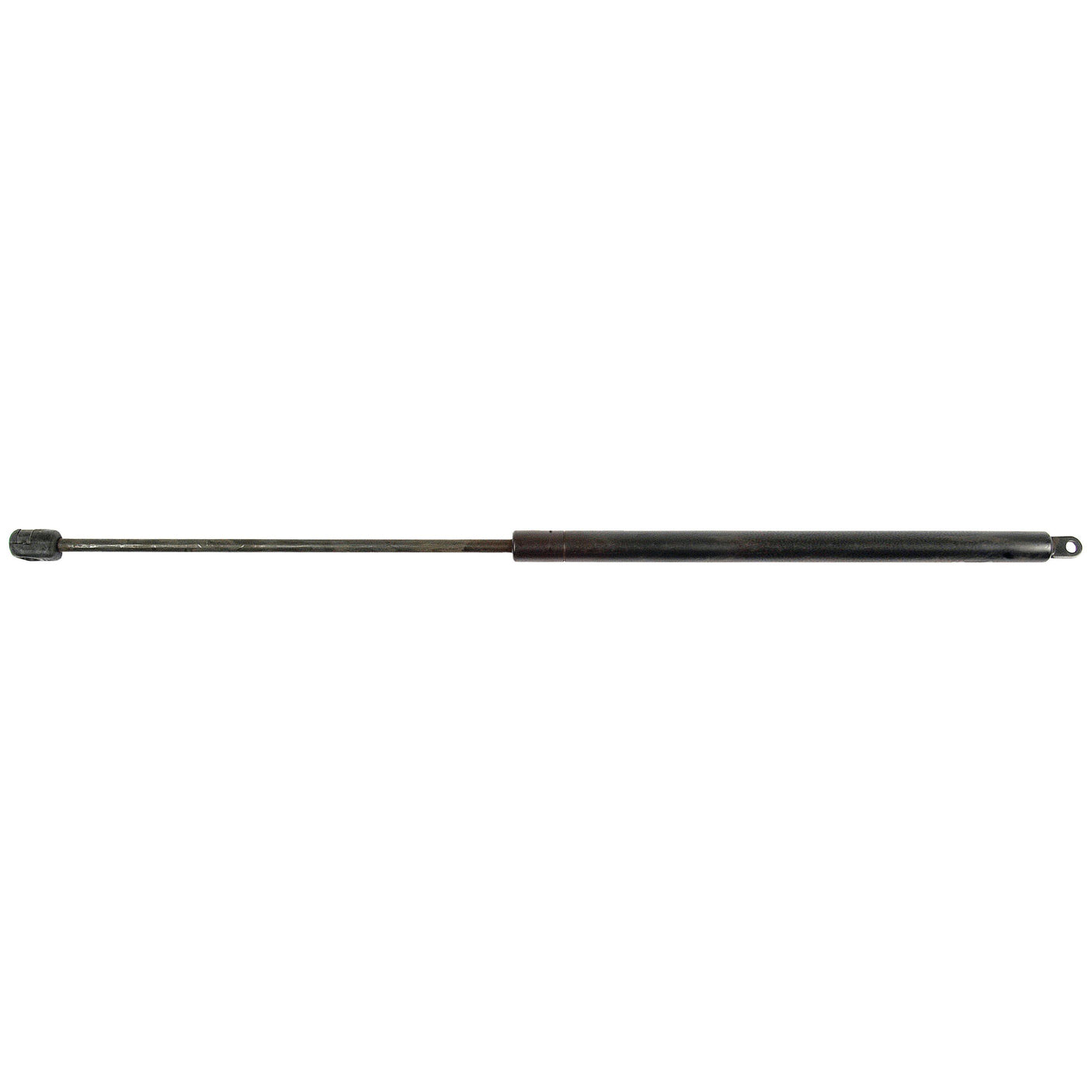 The Sparex Gas Strut, S.52927, features a black cylindrical body and an extended rod with a 250mm ram stroke and a total length of 580mm, designed to support and balance mechanical loads.