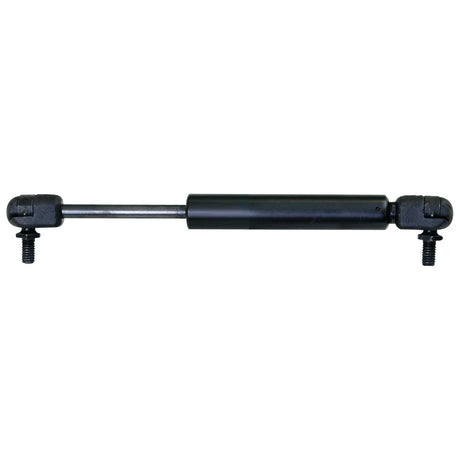 Sparex Gas Strut (S.52942) with a total length of 205mm, featuring an M8 ball joint and two mounting brackets at each end.