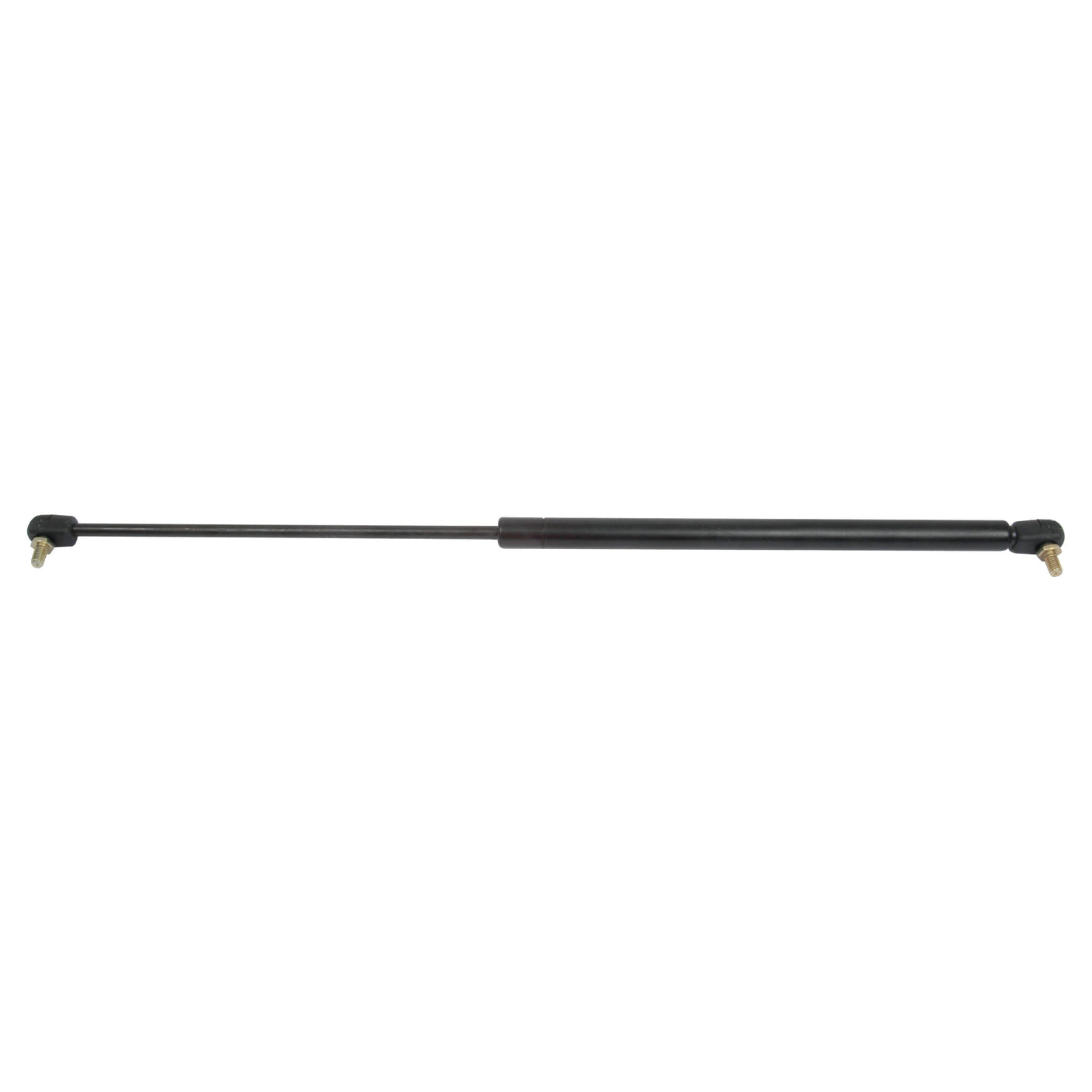 A black Sparex Gas Strut (S.52944) with a total length of 585mm, featuring a ram stroke of 255mm and metal connectors on both ends.