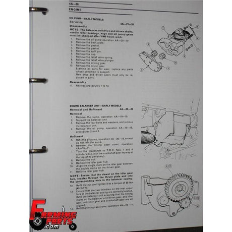 Massey Ferguson - 600 Series Workshop Manual - 1856274M2 - Farming Parts