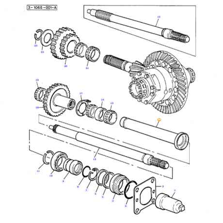 Massey Ferguson - Tube - 532877M92 - Farming Parts