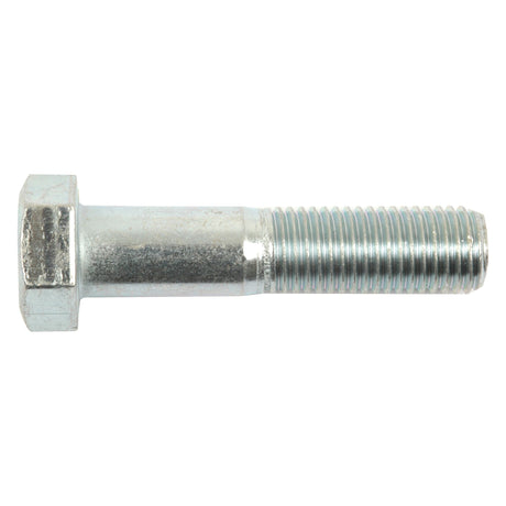 A close-up of the Metric Bolt M16x70mm (DIN 931), Sparex Part No. S.53728, with threaded components and a durable zinc plating.