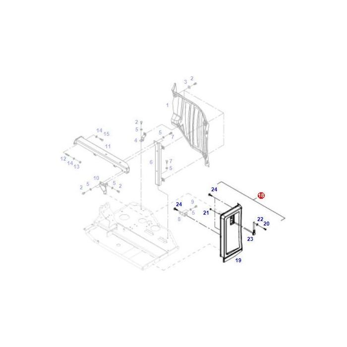 Fendt - Shutter - G835500172061 - Farming Parts