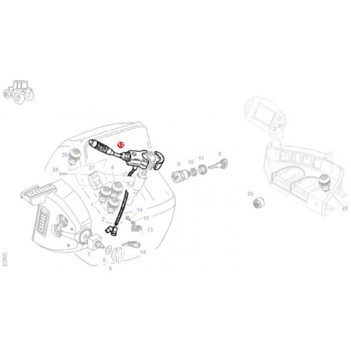 Fendt - Stalk Switch - G725900020051 - Farming Parts
