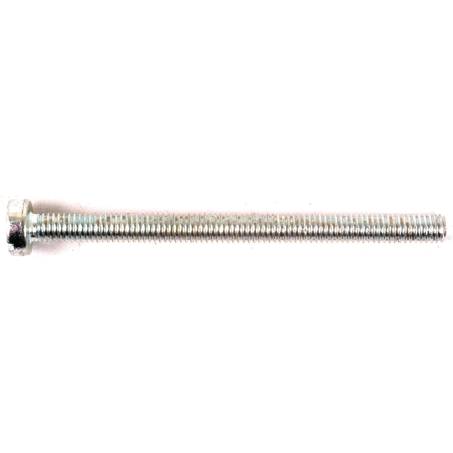 A close-up image of the Metric Cheese Head Machine Screw, M3x40mm (DIN 84) from Sparex (Part No. S.54077), featuring its metallic hexagonal head and threaded shaft. The stainless steel screw is placed horizontally against a plain white background.