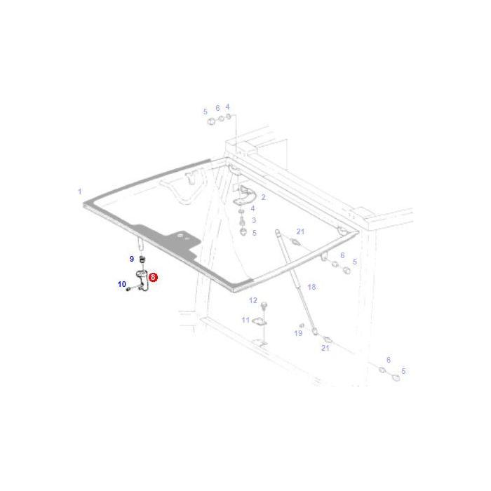 Fendt - Window Grip - G210812040080 - Farming Parts