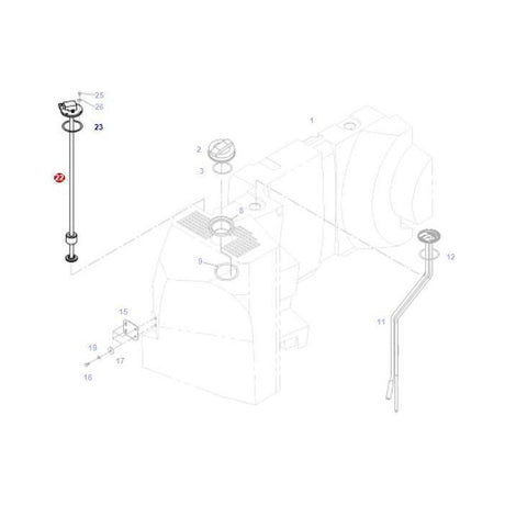 Fendt - Fuel Level Indicator - G718202060021 - Farming Parts