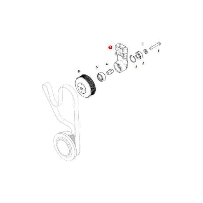 Fendt - Fan Bearing - F737200040070 - Farming Parts