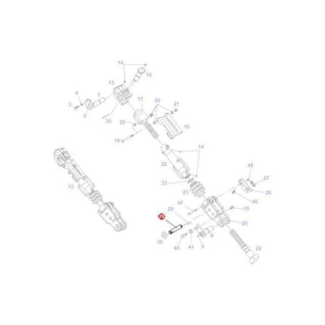 Fendt - Pin Lift Arms - 728870030011 - Farming Parts