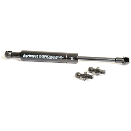 A Sparex Gas Strut, model S.54526 with a total length of 200mm, featuring an extended rod and D1 Ball Joint, accompanied by three screws, placed on a white background.