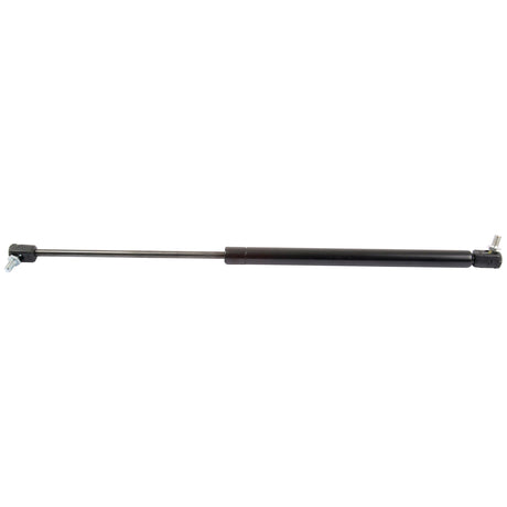 The Gas Strut (S.54541) by Sparex, with a total length of 488mm, is a black gas strut featuring metal end fittings designed to provide controlled motion under pressure, making it ideal for applications in automotive and furniture settings.