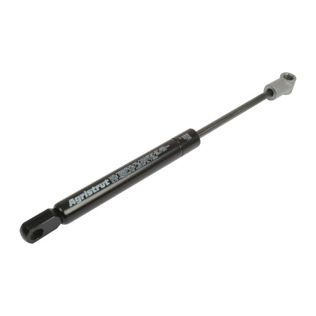 A Sparex black hydraulic gas strut, model S.54545, with "Agristrut" branding and dual attachment points on either end, boasting a precise Ram Stroke for optimal performance and measuring a total length of 240mm.