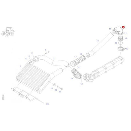 Fendt - Hose Arch - 712203190060 - Farming Parts