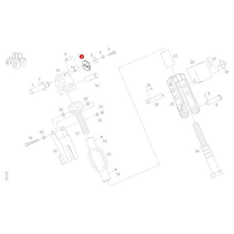 Fendt - Locking Plate - 718870030070 - Farming Parts