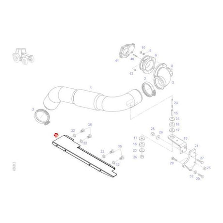 Fendt - Heat Shield - 725200101021 - Farming Parts