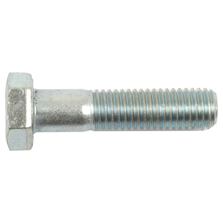 The Sparex Metric Bolt M12x50mm (DIN 931), Part No. S.54743, is a zinc-plated metal hex bolt featuring a partially threaded shaft.