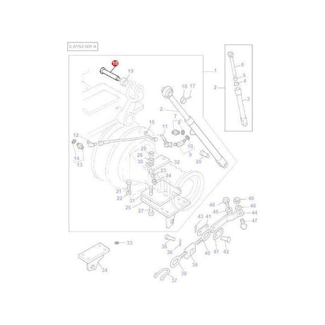 Massey Ferguson - Pin - 3595990M1 - Farming Parts