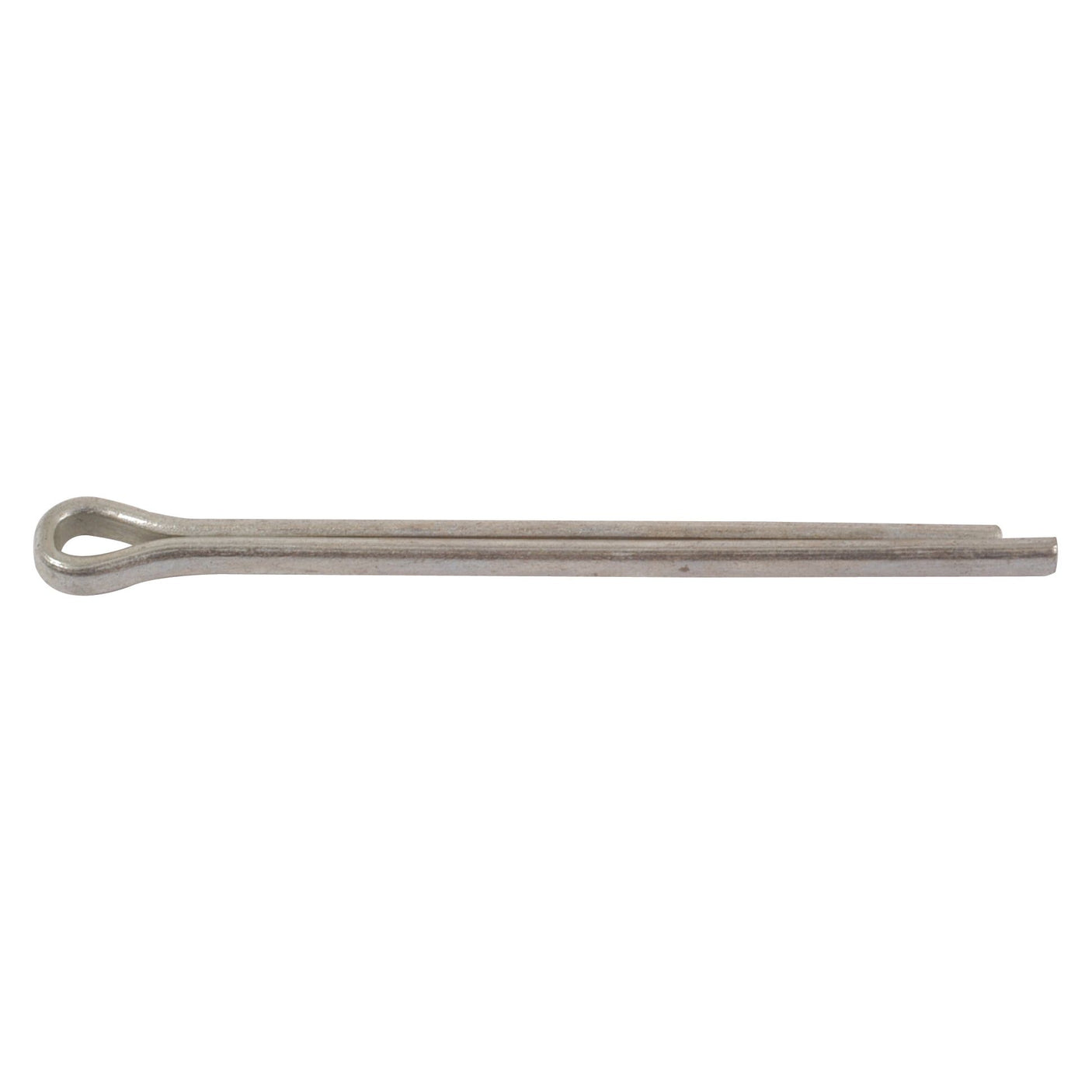 The Sparex Cotter Pin, Ø2 x 28mm | Part No. S.55034, features a looped head and split shank, making it ideal for use in Zetor machinery and ensuring compatibility with other Sparex parts.