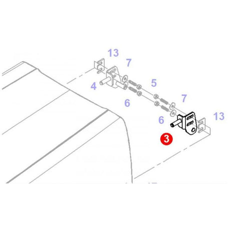 Fendt - Locking Angle - H725500020721 - Farming Parts