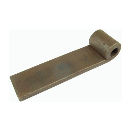 A steel hinge with a flat rectangular body and a cylindrical loop on one end, available from Sparex under the name Hinge - Female, Pin Ø: 13mm - S.55377.