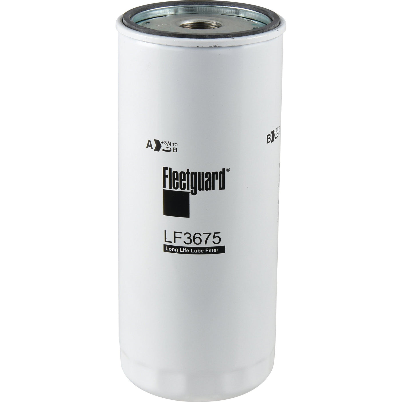 A white cylindrical Sparex Oil Filter - Spin On - LF17503 with black text and logos, ideal for Volvo 4400. (Sparex Part No.S.55713).