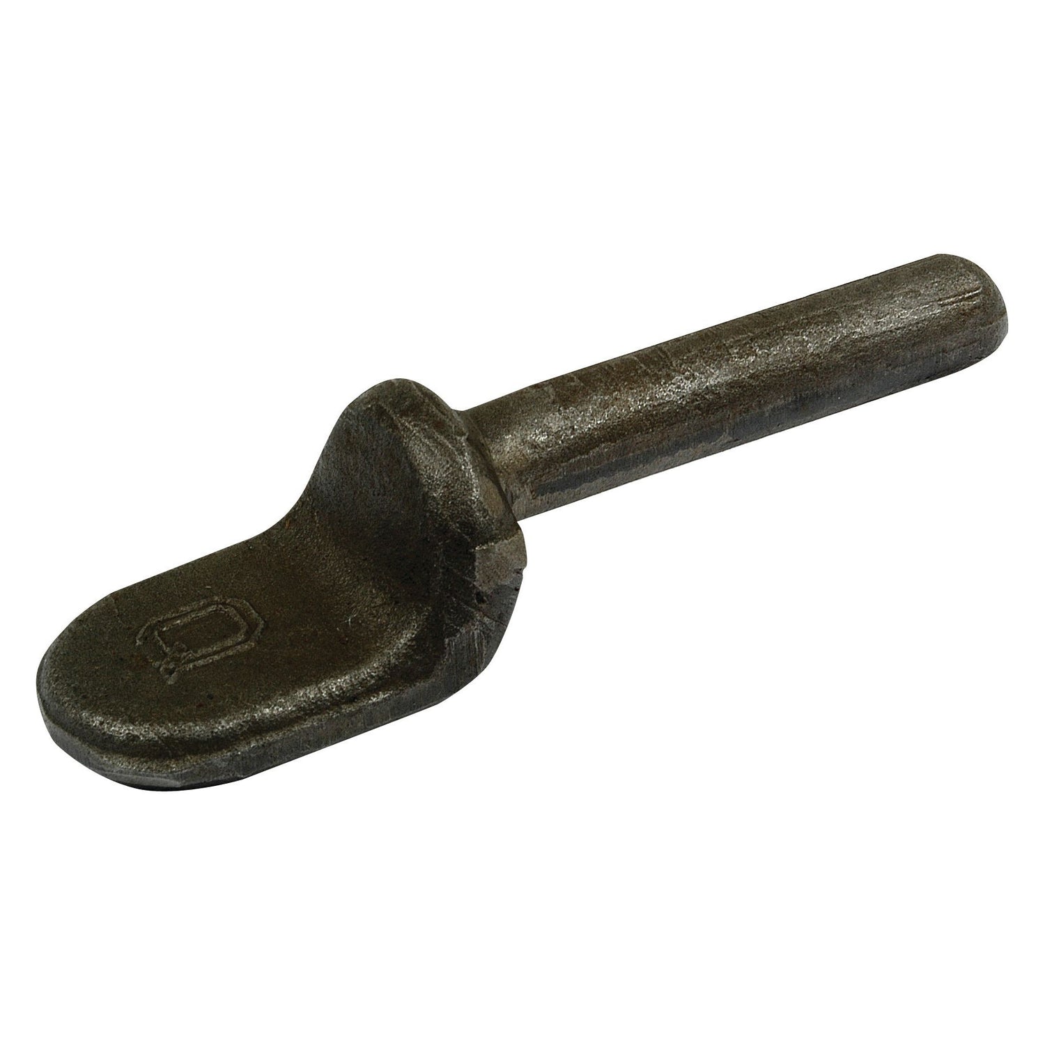 The Sparex Weld on Gudgeon Pin, Ø1/2'' (12.5mm) Long, crafted from high-quality steel material, features a flat, rectangular head and a cylindrical handle.