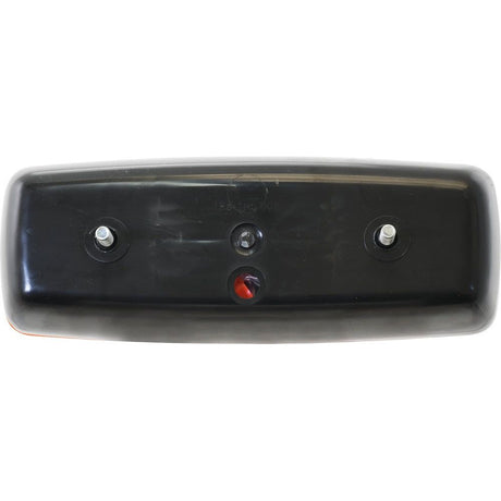 A Sparex rectangular black plastic mounting bracket featuring a Hella red lens centered and three protruding bolts, designed for the Rear Combination Light (Halogen) with brake, tail, and indicator functions suitable for LH vehicles operating at 12/24V - S.56068.