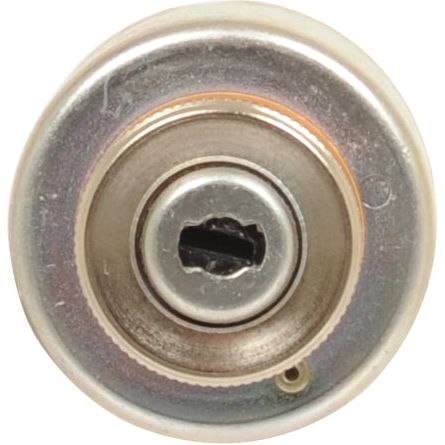 A close-up view of the Sparex Ignition Switch (Sparex Part No. S.56239) with a keyhole in the center, reminiscent of the robust design you’d expect from high-quality machinery.