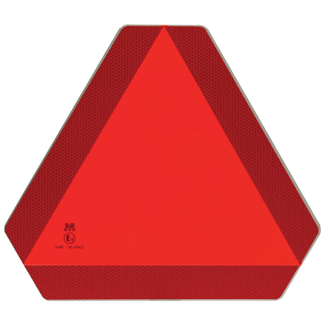 A red and orange reflective aluminium Warning Triangle (Sparex Part No. S.56459) from the brand Sparex, designed to indicate slow-moving vehicles.