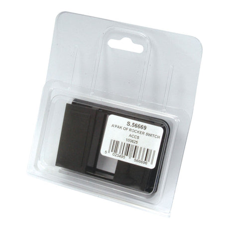 A package containing three latching rocker switches, labeled "3 pcs. Agripak Rocker Switch Mounting Frame & Cover - Universal Fitting," with an IP65 rating, a barcode, and product number S.56669 from the brand Sparex.