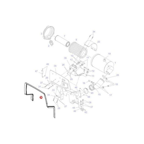 Fendt - Profile Seal - H718202090041 - Farming Parts