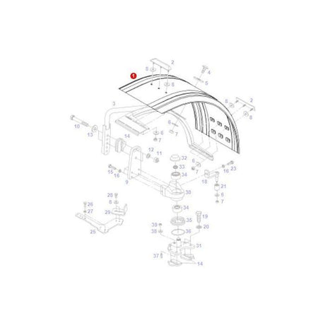 Fendt - Fender Skin 470mm - 334700027010 - Farming Parts