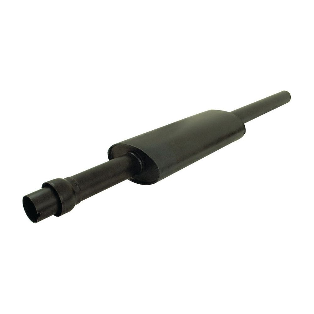 The Sparex Silencer - Vertical - S.56906, a black heat shrink tubing, partially covers a smaller inner tube and is commonly used for insulating wires and providing mechanical protection, often seen in vertical installations.