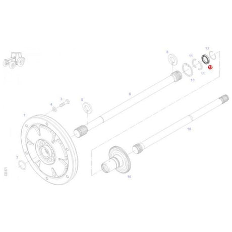 Fendt - Seal - 716100420171 - Farming Parts