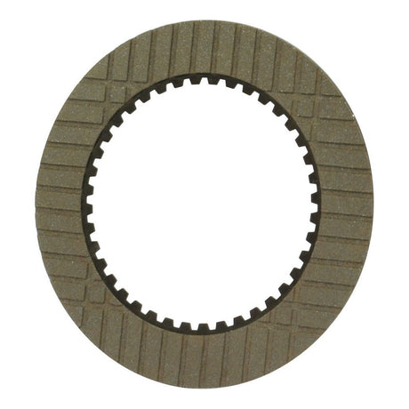 A circular metal disc with a notched inner ring and a grooved outer surface, similar to the Sparex PTO Clutch Plate (Part No. S.56955).