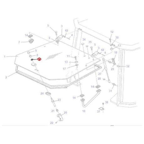 Fendt - Washer - X454407508000 - Farming Parts