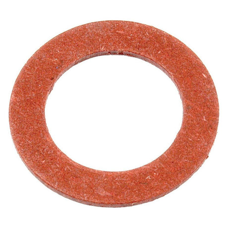 A flat, round, brown Sparex Imperial Vulcanised Fibre Washer with a hole in the center, ID: 3/4'' and OD: 1 1/8'', part number S.5718.