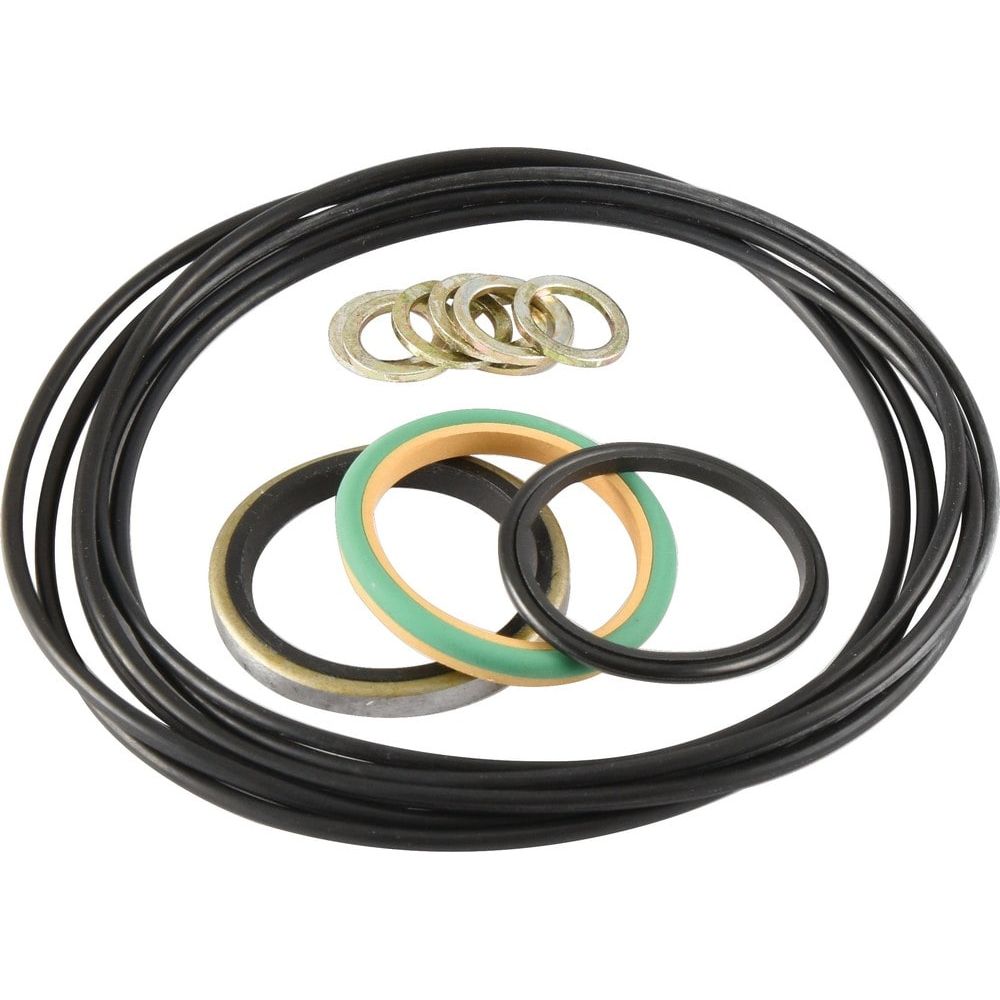 A Seal Kit (Orbital Steering Unit) featuring various sizes of black O-rings, green and gold gaskets, and metallic washers from Sparex (Part No. S.57264) arranged on a white background.