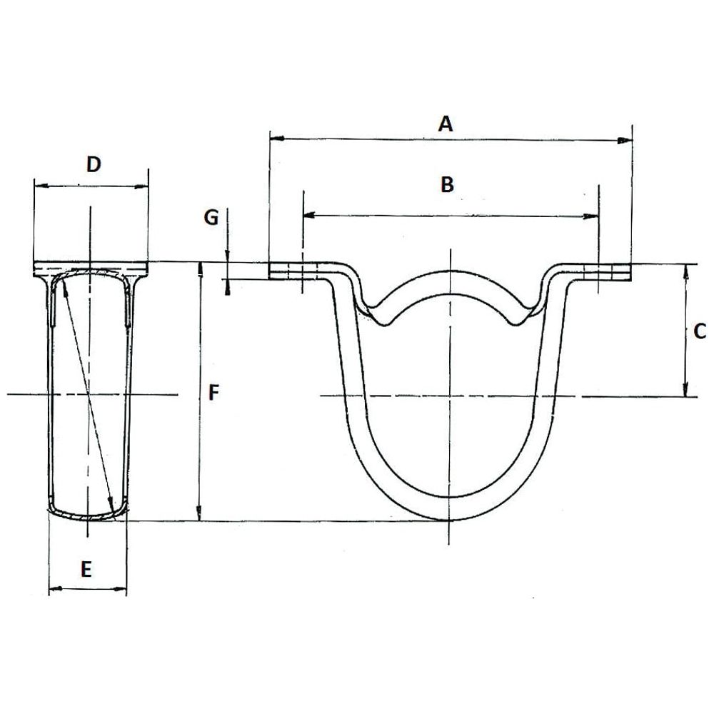 Technical drawing of the Sparex Bearing Housing Only (PP206) with labeled measurements, including diameter, height, and thickness in various sections, featuring a bearing retainer for added stability. This product is also identified under Sparex Part No. S.57277.