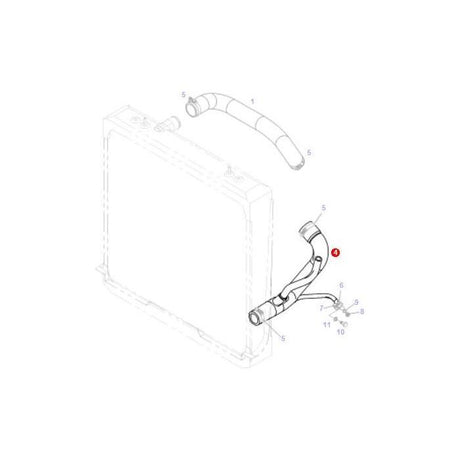 Fendt - Rubber Arch - 916201051960 - Farming Parts