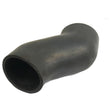 The Sparex Fuel Tank Hose (Part No. S.57368) is a black, elbow-shaped rubber fitting with smooth surfaces and a slightly curved design, making it ideal for Case IH and International Harvester machinery.