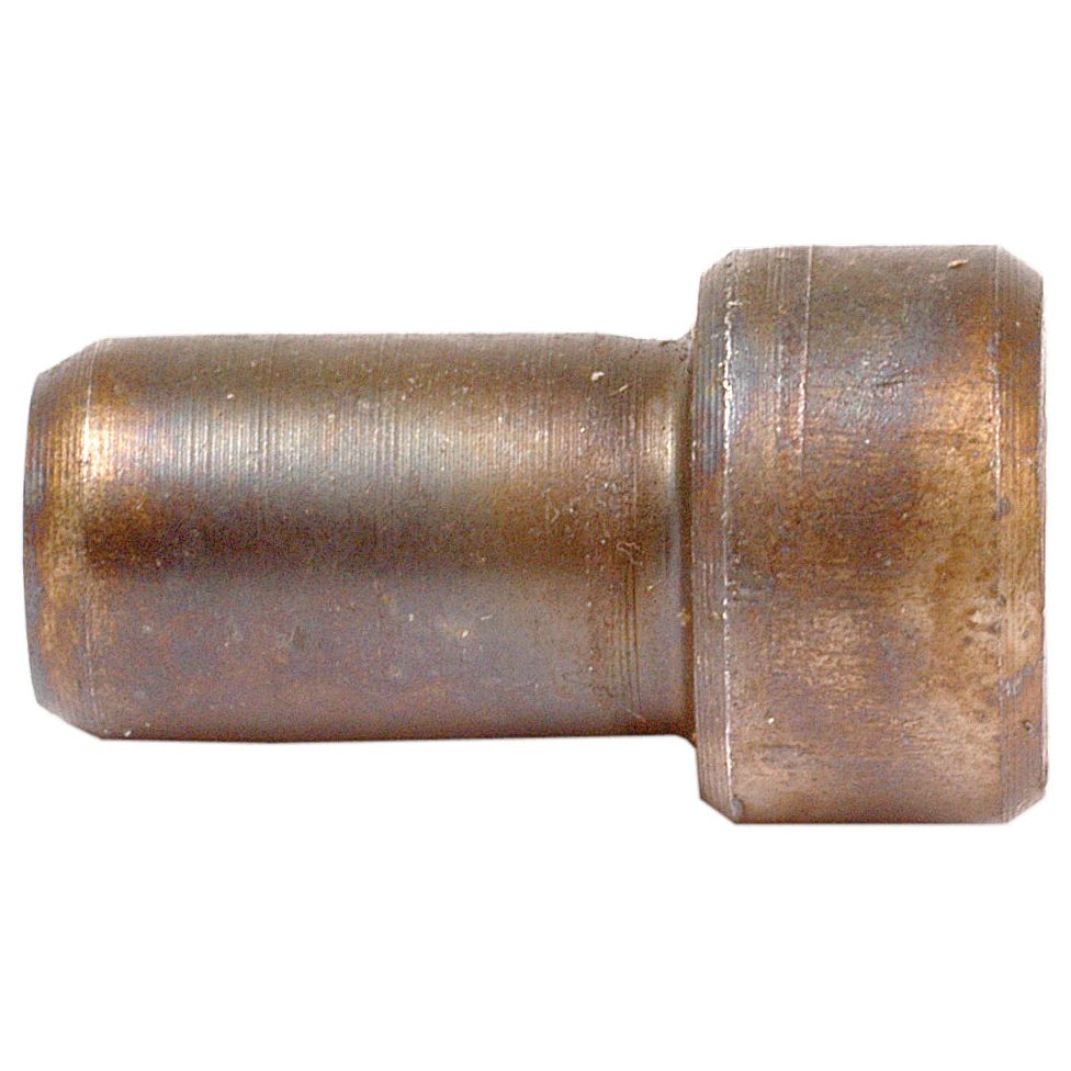 Bronze cylindrical object with a wider, flat base on one end, reminiscent of the Sparex Pin (Fits Gear Lever) Part No. S.57495 used in an Allis Chalmers tractor.
