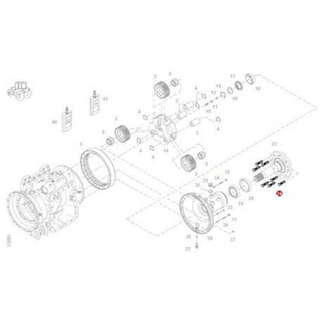 Fendt - Wheel Stud - 404150150100 - Farming Parts