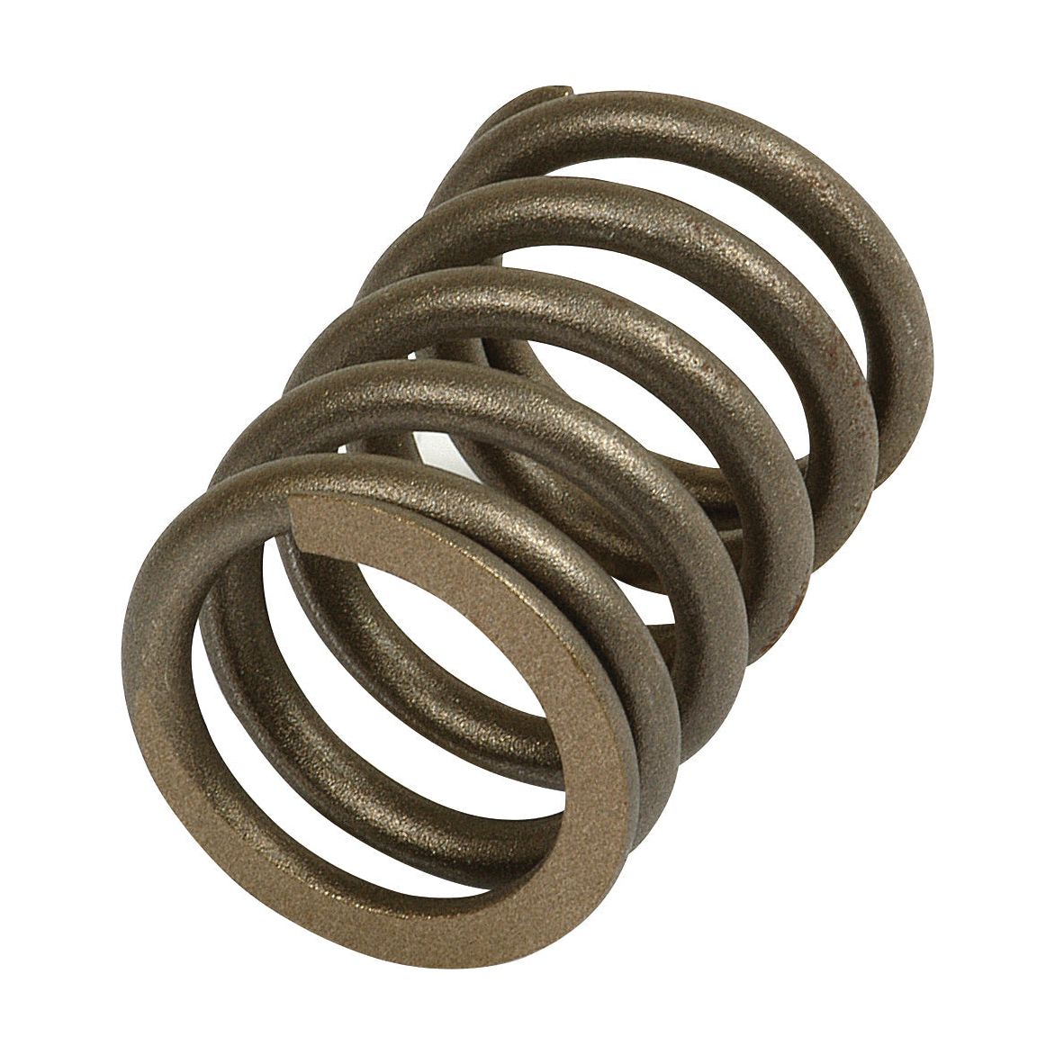 Close-up of a metallic helical spring with four coils, oriented vertically against a white background, reminiscent of the durable engineering found in Sparex machinery. This specific component is the Spring Valve - Inlet/Exhaust, identified by Sparex Part No. S.57606.