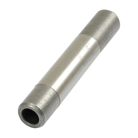 A cylindrical metal tube with a wider section in the middle and narrower sections at both ends, resembling an Inlet Valve Guide typically used in Case IH or International Harvester machinery, known as the Sparex Inlet Valve Guide (Part No.S.57612).