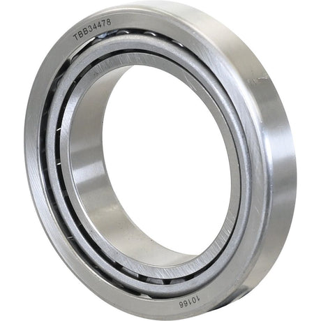 A close-up view of the Sparex Taper Roller Bearing (34306/34478) - S.57731, featuring an engraved serial number "TB834478" on its rim.